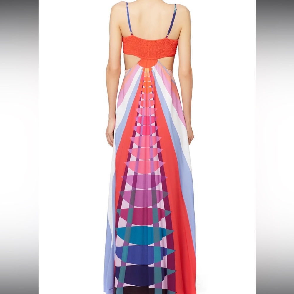Mara Hoffman Navy Beams Madi Dress - Picture 3 of 9